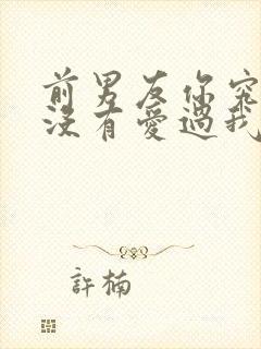 前男友你究竟有没有爱过我小说封面