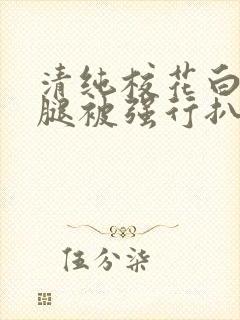 清纯校花白丝双腿被强行扒开