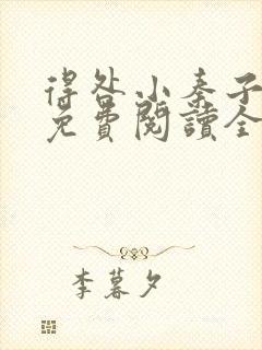 得咎小秦子小说免费阅读全文封面