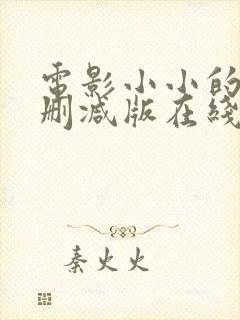 电影小小的我未删减版在线看封面