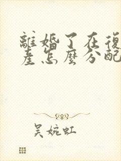 离婚了在复婚财产怎么分配