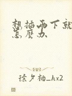 想插两下就射了怎么办