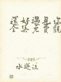 还好遇见你短剧全集免费观看