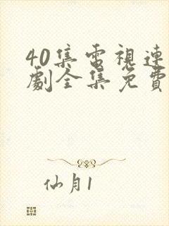 40集电视连续剧全集免费观看下载