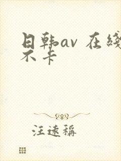 日韩av 在线不卡