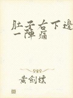 肚子右下边一阵一阵痛