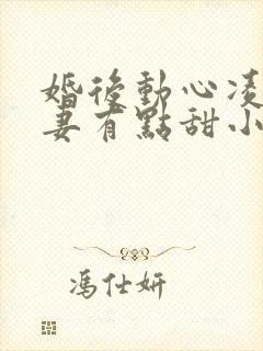 婚后动心凌少追妻有点甜小说