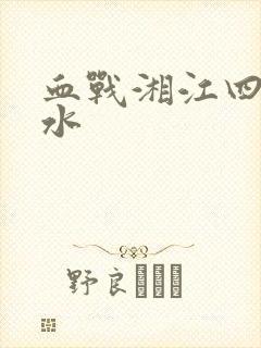 血战湘江四渡赤水封面