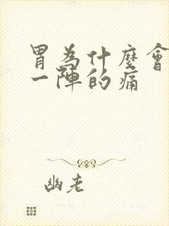 胃为什么会一阵一阵的痛封面