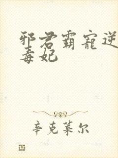 邪君霸宠逆天小毒妃