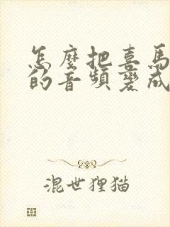 怎么把喜马拉雅的音频变成本地音乐