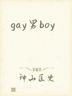gay男boy