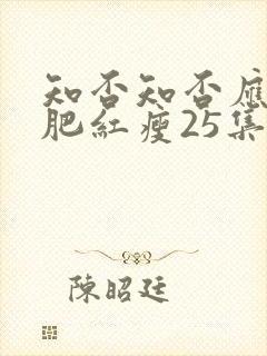 知否知否应是绿肥红瘦25集