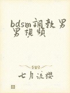 bdsm调教男男视频