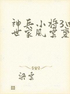 神兵小将3四大世家风云变