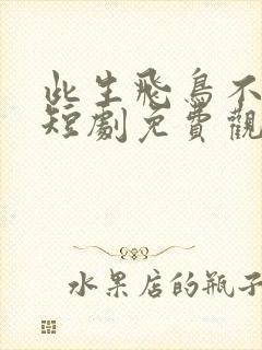 此生飞鸟不相逢短剧免费观看