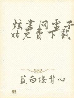 炫书网电子书txt免费下载封面