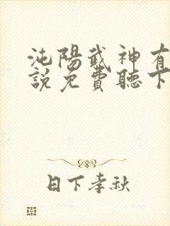 沌阳武神有声小说免费听下载封面