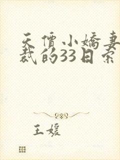 天价小娇妻:总裁的33日索情