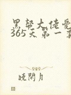 黑帮大佬爱上我365天第一季