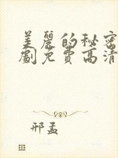 美丽的秘密电视剧免费高清观看