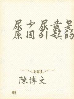 尿少尿黄是什么原因引起的