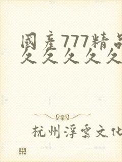 国产777精品久久久久久