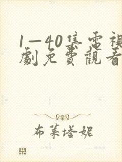 1—40集电视剧免费观看28集