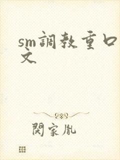 sm调教重口h文