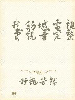 我的城电视剧免费观看完整版