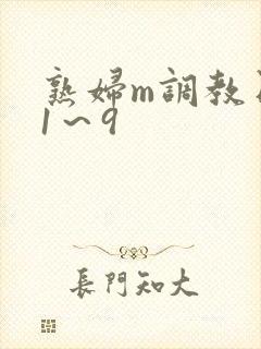 熟妇m调教日记1～9