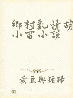 乡村乱情胡秀英小雷小说