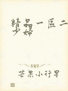 精品一区二区的少妇