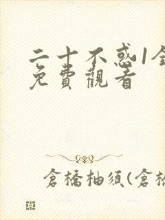 二十不惑1全集免费观看