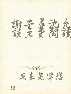 谢子寻沈允宁小说免费阅读最新章节