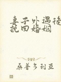 妻子外遇后怎样挽回婚姻封面