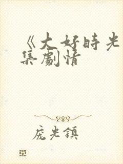 《大好时光》分集剧情