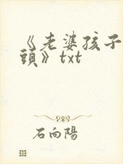 《老婆孩子热炕头》txt