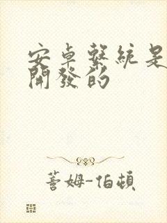 安卓系统是哪家开发的