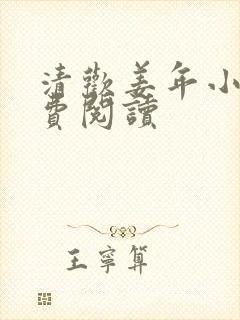 清欢姜年小说免费阅读封面