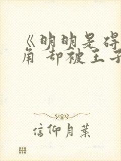 《明明是碍事配角 却被王子宠爱了》封面