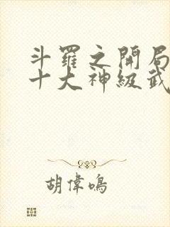 斗罗之开局觉醒十大神级武魂