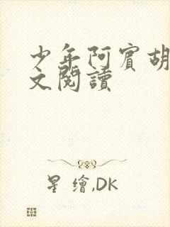 少年阿宾胡太全文阅读