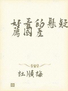 好看的悬疑剧推荐国产封面