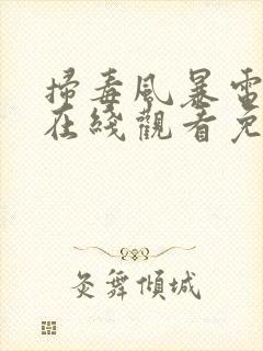 扫毒风暴电视剧在线观看免费完整版