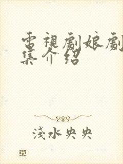 电视剧娘剧情分集介绍