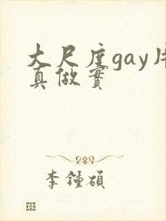 大尺度gay片真做实