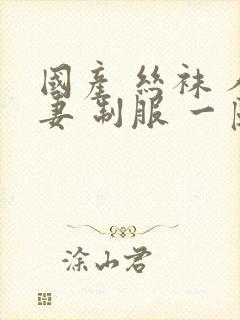 国产 丝袜 人妻 制服 一区