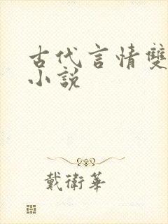 古代言情双男主小说