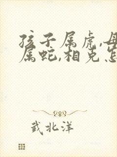 孩子属虎,母亲属蛇,相克怎么办封面